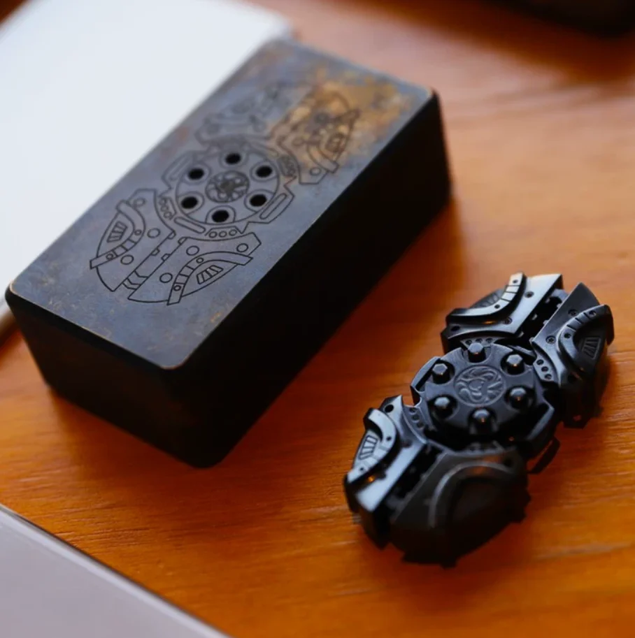 Used EDC Zirconium alloy mini star mark spinner Fingertip gyroscope Decompression toys