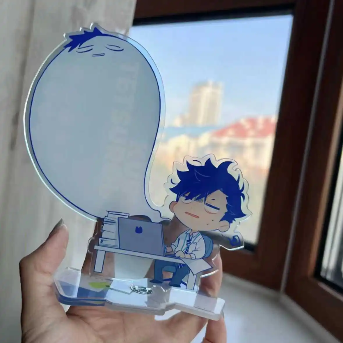 Anime haikyuu!!! Tetsurou Kurono Cosplay Acrílico Tablet Standing Sign, Placa Decoração, Natal Gift-giving Desktop Ornamento