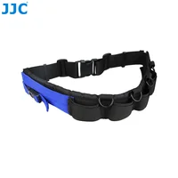 JJC-cinturón ajustable multifunción para fotografía al aire libre, con anillos en D para colgar trípode, bolsa para cámara, bolsa para lente
