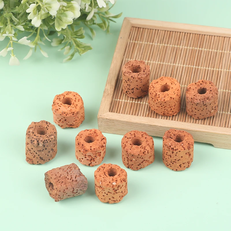 10Pcs Plant Ring Aquarium Fixed Water Tank Filter Weightsholder Plants Fixing Tool Media Pottery Gravity Ceramic Rings