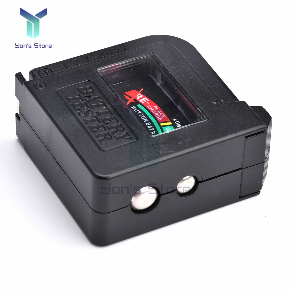 ตัวชี้แบตเตอรี่ความจุ Tester Checker BT860มือถือ Universal แบตเตอรี่เครื่องทดสอบแรงดันไฟฟ้าสำหรับ1.5V/AA/AAA/9V เซลล์ปุ่ม