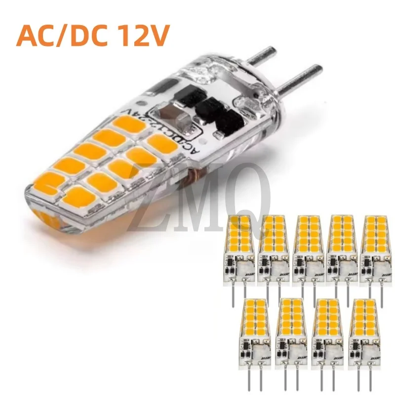 10pcs G4 LED Bulb AC DC12 Warm/Cold White mini 3W 10LEDs 6W 20LEDs Energy Saving Silicone Light 360 degrees Replace Halogen Lamp