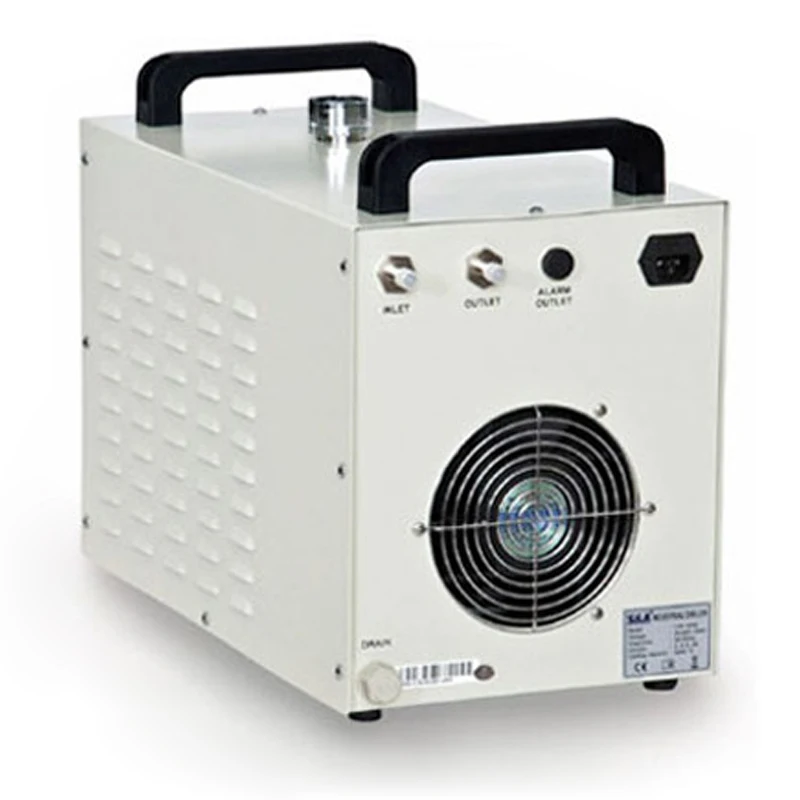 CW-3000AG 9L آلة الحفر بالليزر المبرد التحلل الحراري مبرد المياه الصناعية 60 واط/80 واط CO2 أنبوب زجاجي CNC المغزل التبريد