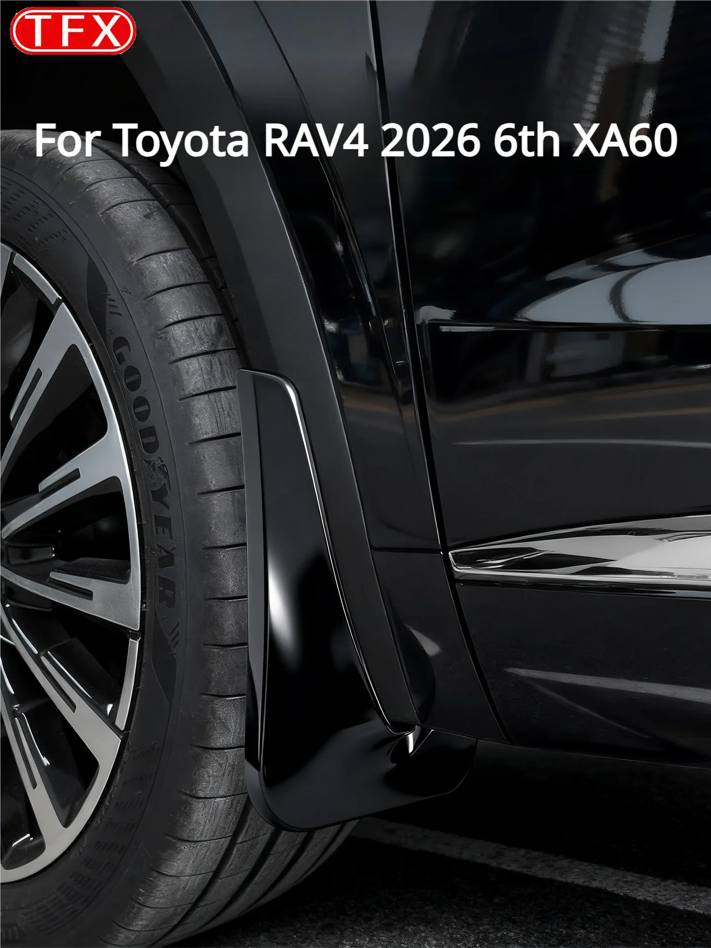 

For Toyota RAV4 2026 6th XA60 Car Styling Mud Flaps Splash Guards Front& Rear& Wheel Fender Liners Dirt-Proof Guard Accessories