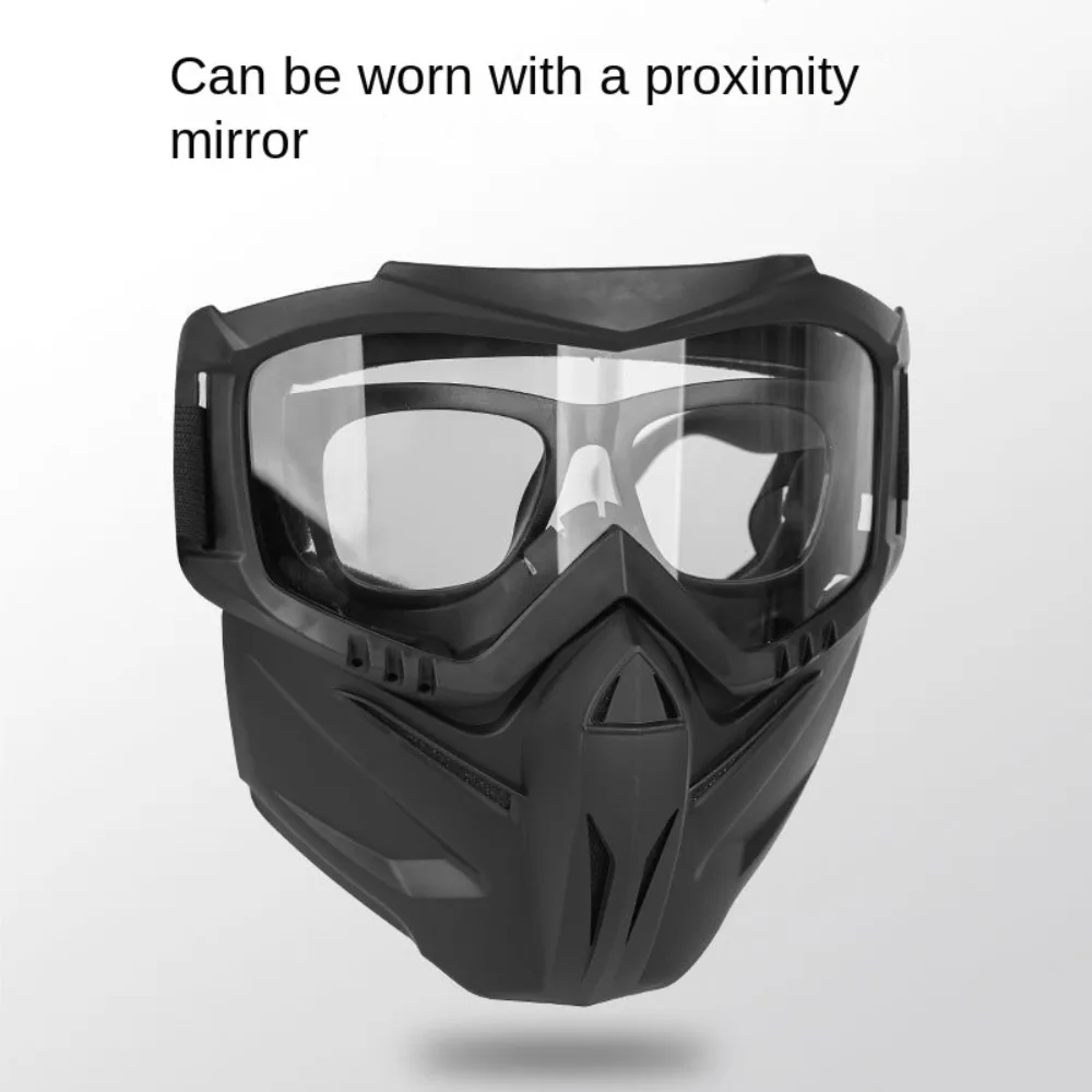 Dust Resistant Auto Darkening Welding Glasses Adjustable Band Impact Resistant Welder Mask Detachable Riding Mask Goggles