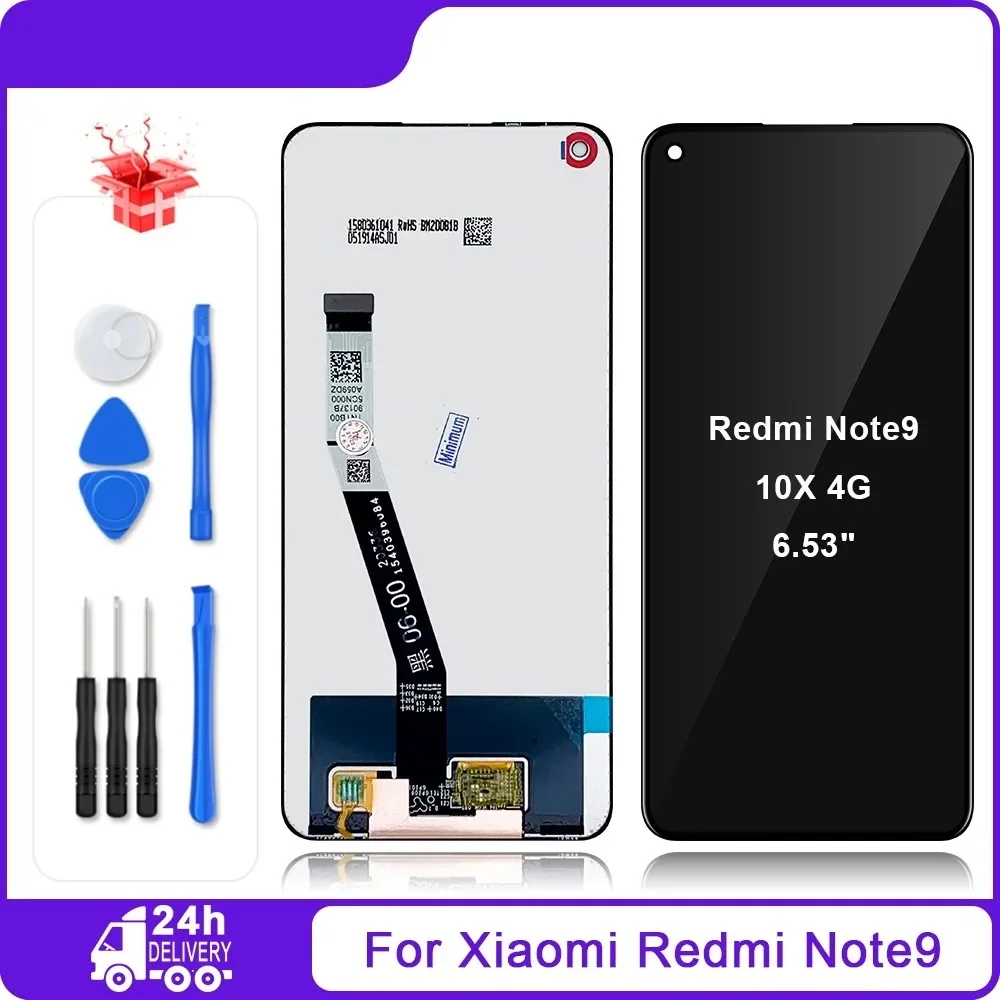 6.53\'\' For Xiaomi Redmi Note 9 M2003J15SC M2003J15SG LCD Display Touch Screen Digitizer Assembly Replacement For Redmi 10X 4G