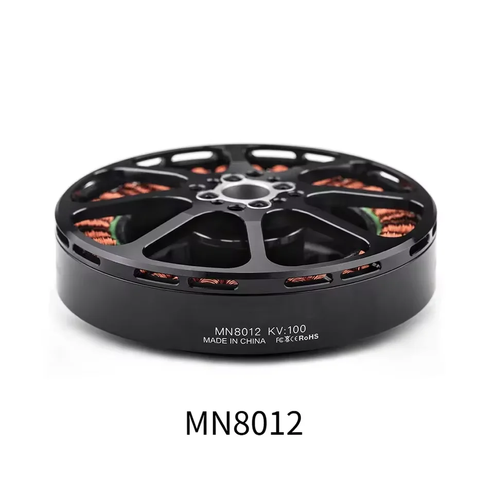 T-MOTOR Borstelloze motor MN8012 KV100 Hoog rendement Multirotors UAV-motor met 11,8 kg Max Stuwkracht Ultralichte Drone DIY-onderdelen