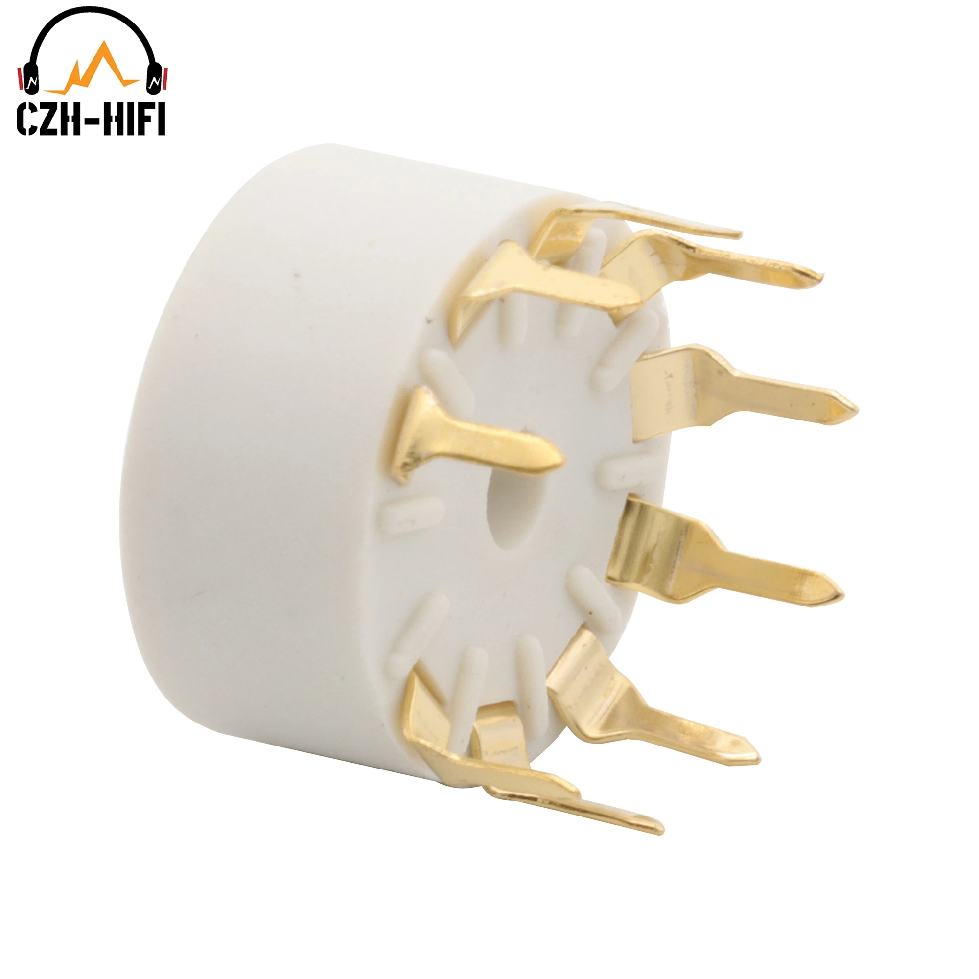 10 stücke 9pin B9A Rohr Buchse Kunststoff Ventil Basis für 12AX7 12AT7 12AU7 EL84 6N1 6570 6922 6DJ8 6N1 ECC83 ECC82 Verstärker PCB Mount – Detail 3
