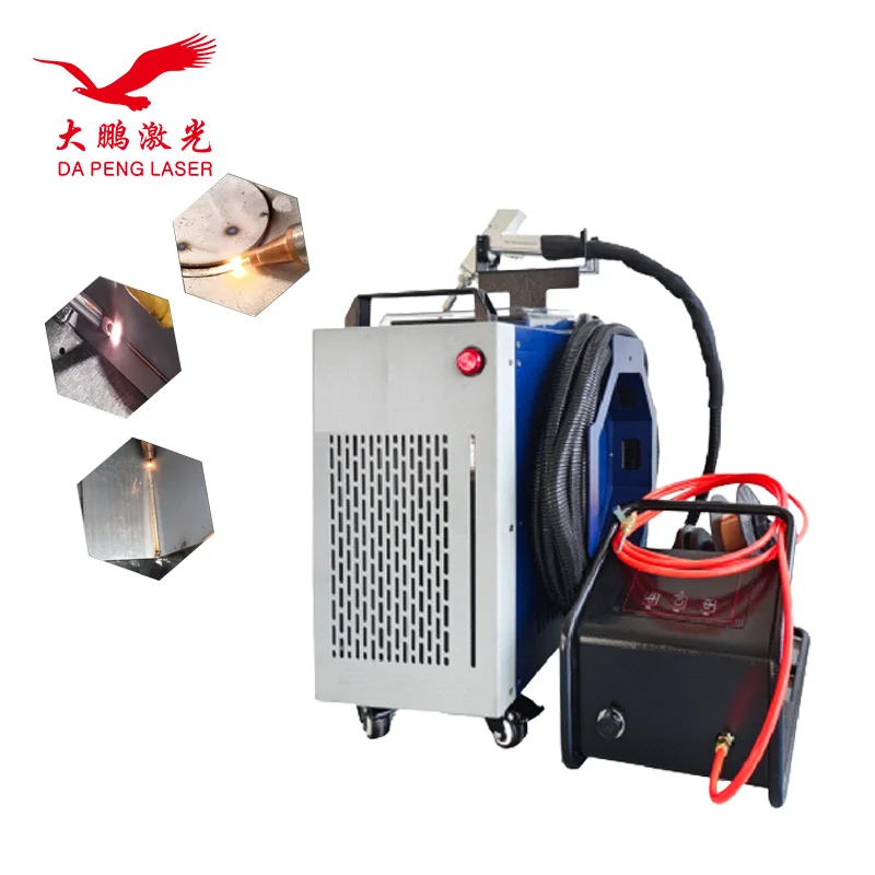 Laser Welding 1500W 2000W 3000W Portable Air Cooled 4 In 1 Handheld Laser Welder Cleaner Cutter Fast Than TIG