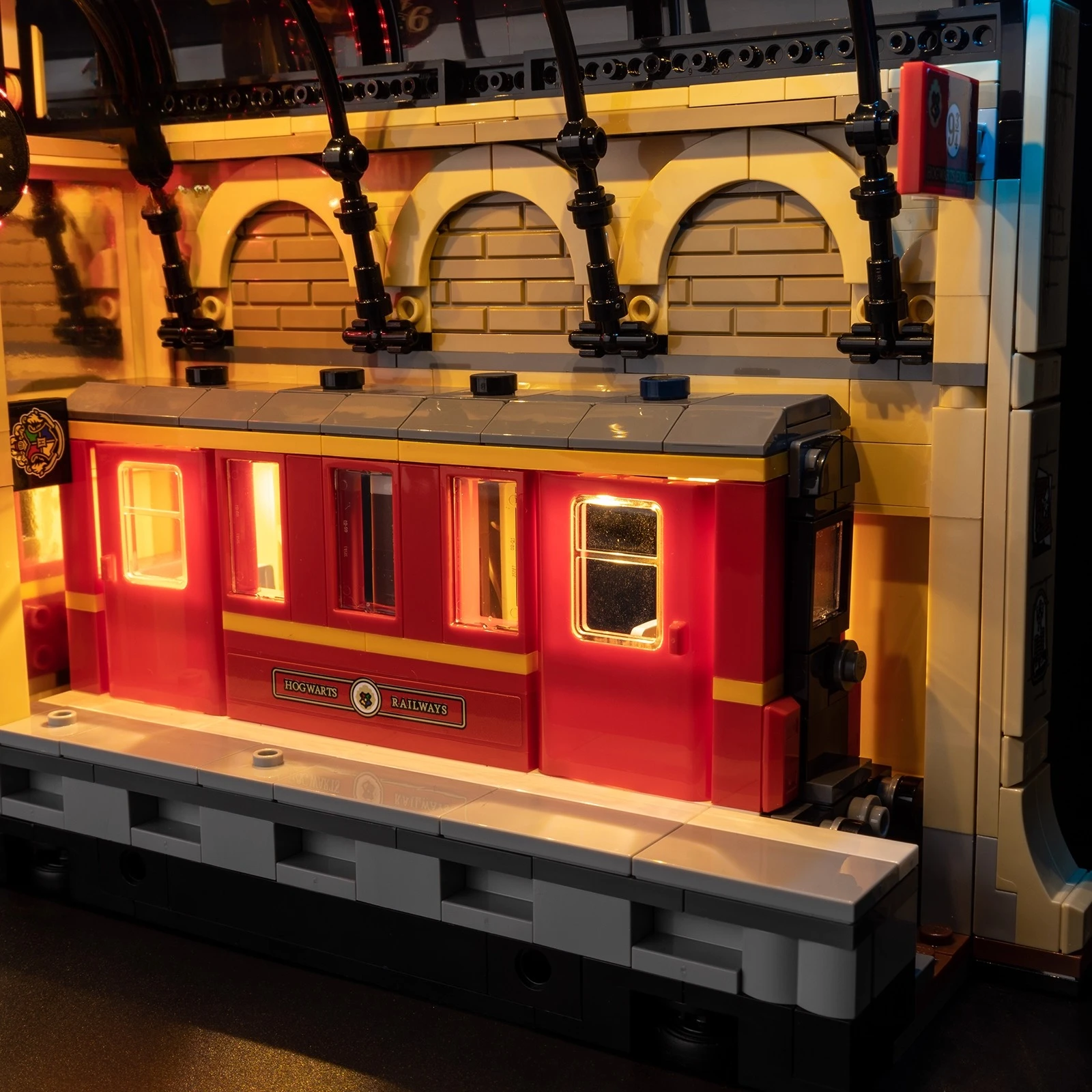 Conjunto de iluminação LED sem modelo adequado para LEGO Harry Book Nook: Hogwarts Express 76450 (não inclui blocos de construção)