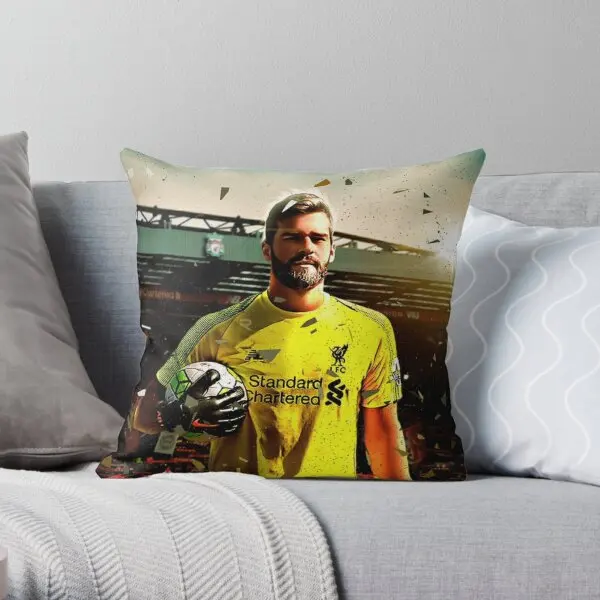 Alisson Becker Wallpaper  Printing Throw Pillow Cover Square Comfort Bed Throw Hotel Waist Home Pillows not include One Side