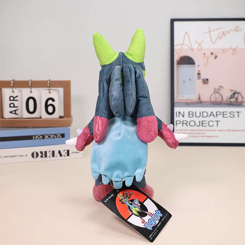 

Плюшевая игрушка Покемон Лукарио 27 см, мультяшная, разноцветная, аниме-кукла, милый плюшевый подарок для детей на День рождения и Рождество