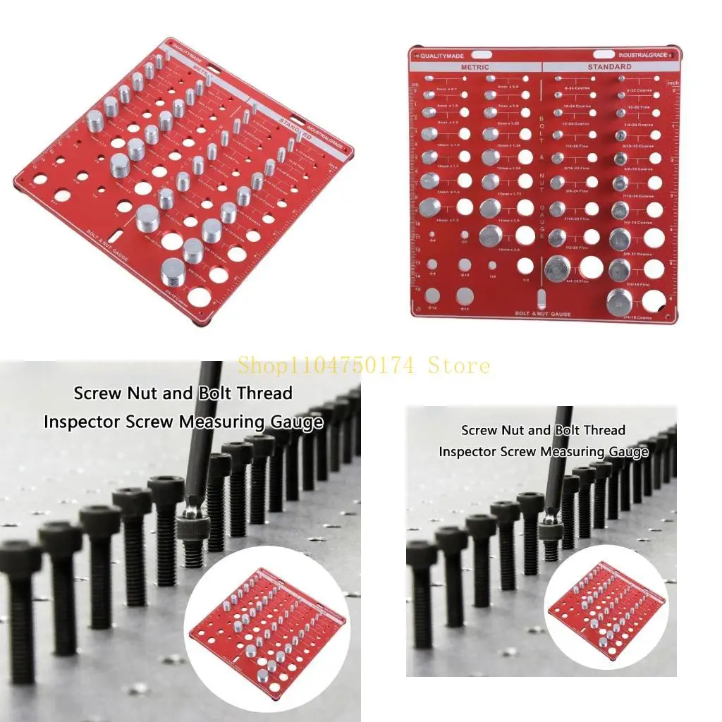 

Bolt Thread Identifier Checker Gauge with Wall Mountable Design Suitable for Easy Storage & Access Accurate Measurement top sale