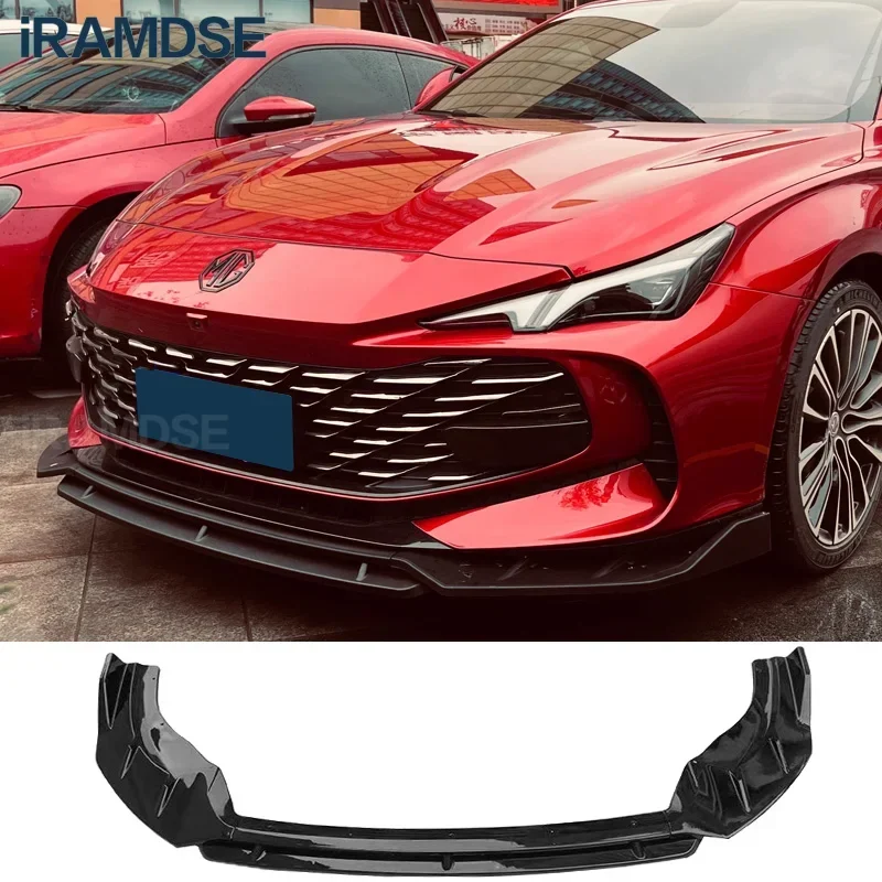 MG 7 Splitter for Morris Garages 7 Front Skirts 2023 2024 Front Bumper Spoiler Car Body Kit Accessories Transform Style