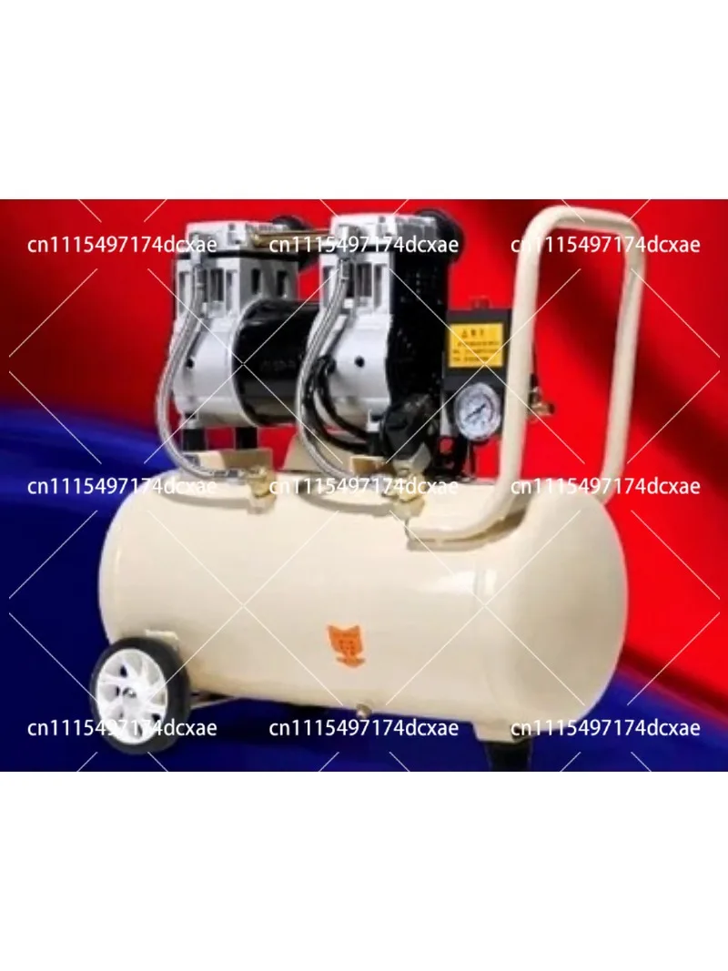 Silent 24L Air Compressor 750W 59dB Oil-Free Boiler Tank for Home Workshop Tools