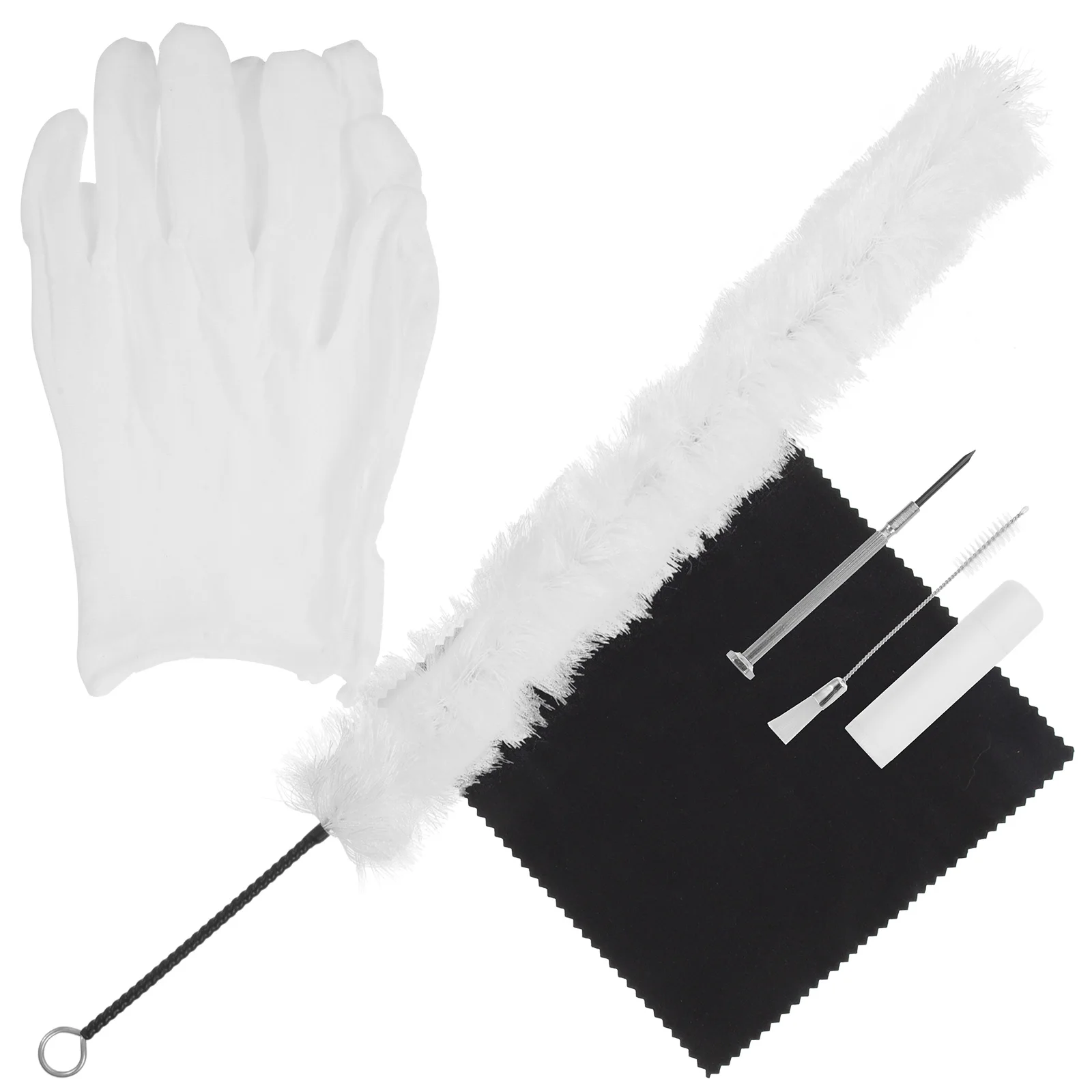 

Swabs Cleaning Cloth Tools Brushes for Musical Instruments Accessories Flute Polishing