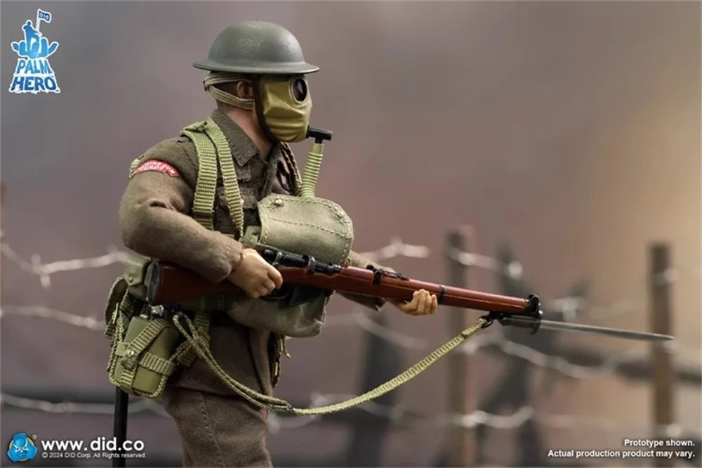 1/12 DID XB80028 World One The British Soldier Doll Maschio Marrone Set completo Action Figure mobile Circa 6 "Regalo per i fan Collezionare