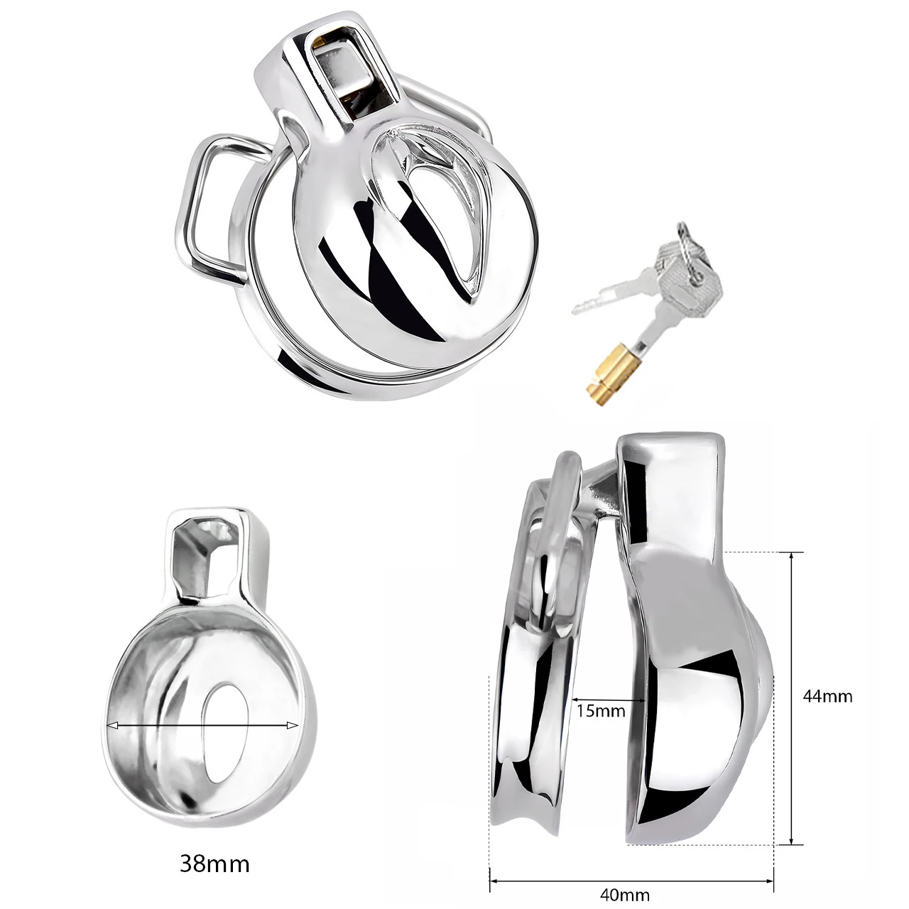 Sissy Metal Chastity Cock Cage For Men정조대Bondage Chastity Devices Penis Cage콕링Abstinence Lock Ring Penis BDSM Gay Adult SexToys