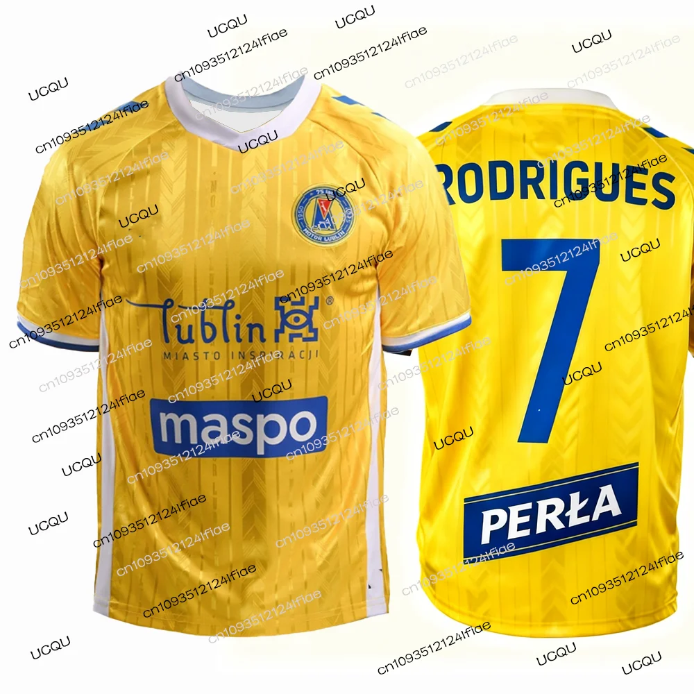 2026 New Polish  Motor Lublin Football Match Jersey T-shirt, Ivo Rodrigues Football Jersey Special football jersey kit for fans