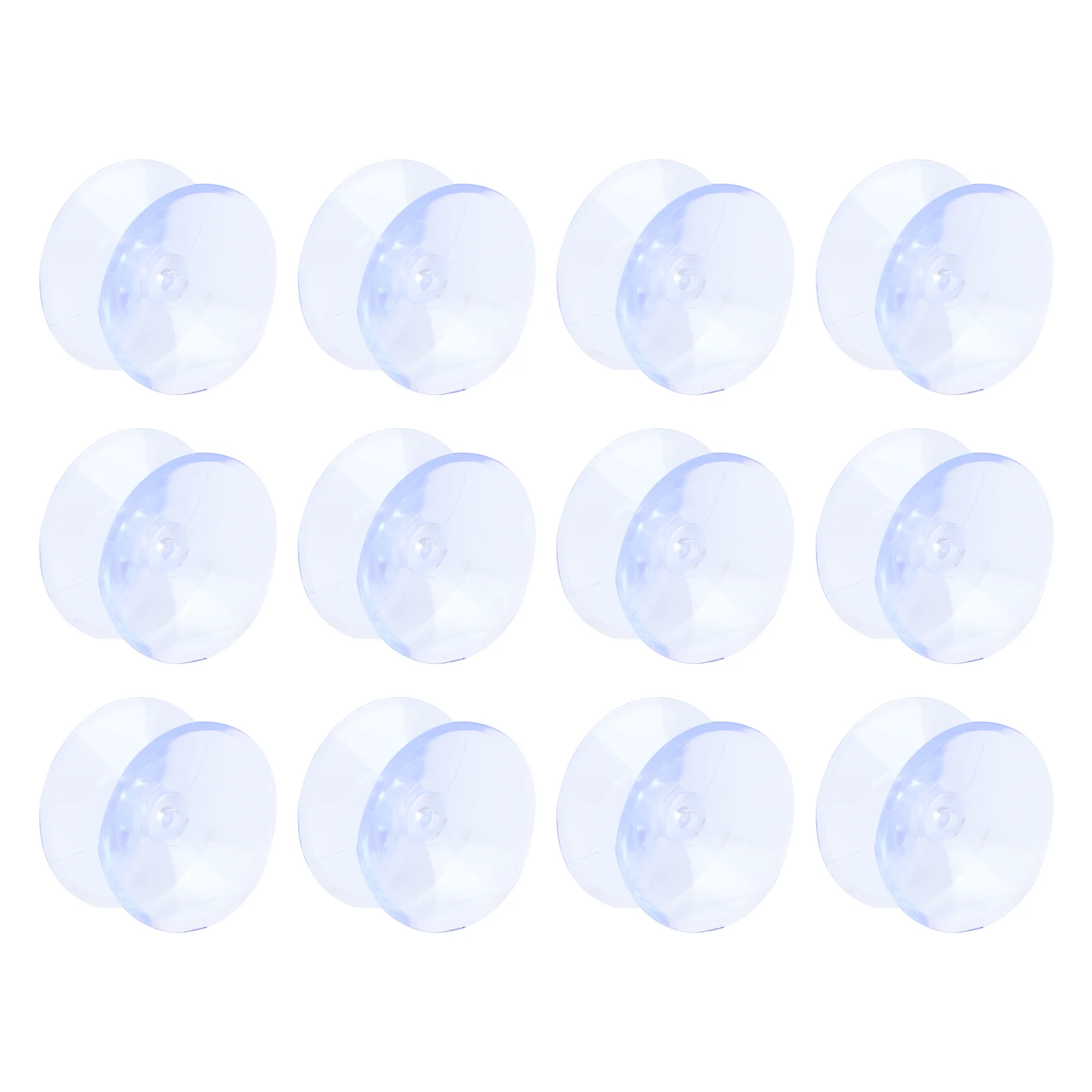 

12pcs 10X20Mm Anti-Slip Pads Transparent Double Sided Suction Rubber For Glass Silicone Adhesive Free Mounting Organizer