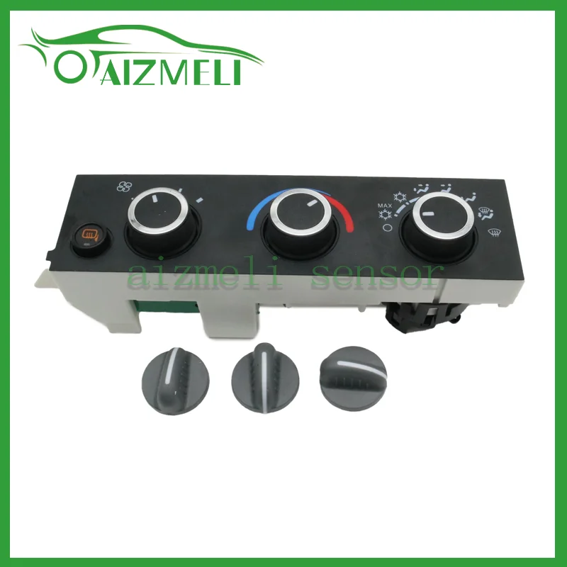 For Chevrolet Express Cargo Pasajeros GMC Savana 1500 HVAC A/C Heater Climate Control Panel Switch Front Control Module 599-294
