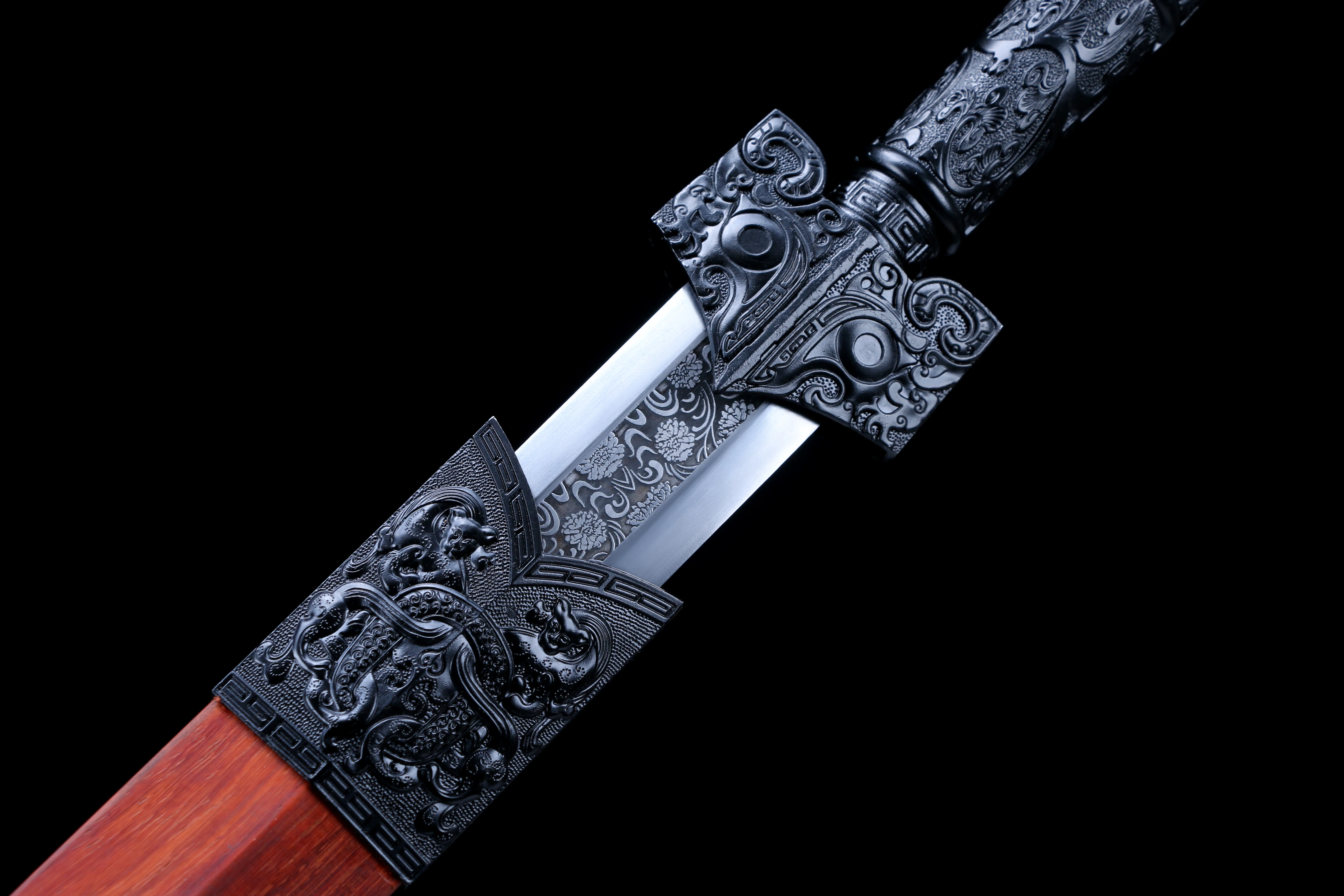 

108 cm Medieval orc Cherry Blossom sword katana full tang1060 True steel Templar Knight samurai sword Battle Preparation N