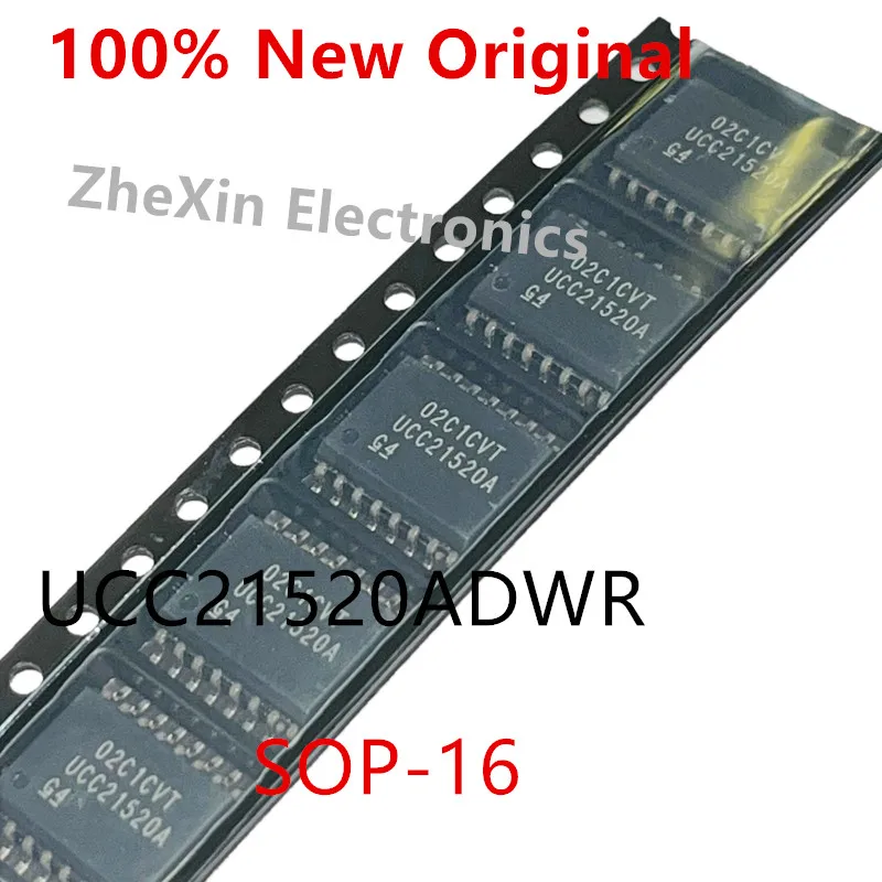 5PCS/Lot   UCC21520ADWR   UCC21520ADW   UCC21520A 、UCC21520QDWRQ1   UCC21520Q   SOIC-16   New original isolated gate driver chip