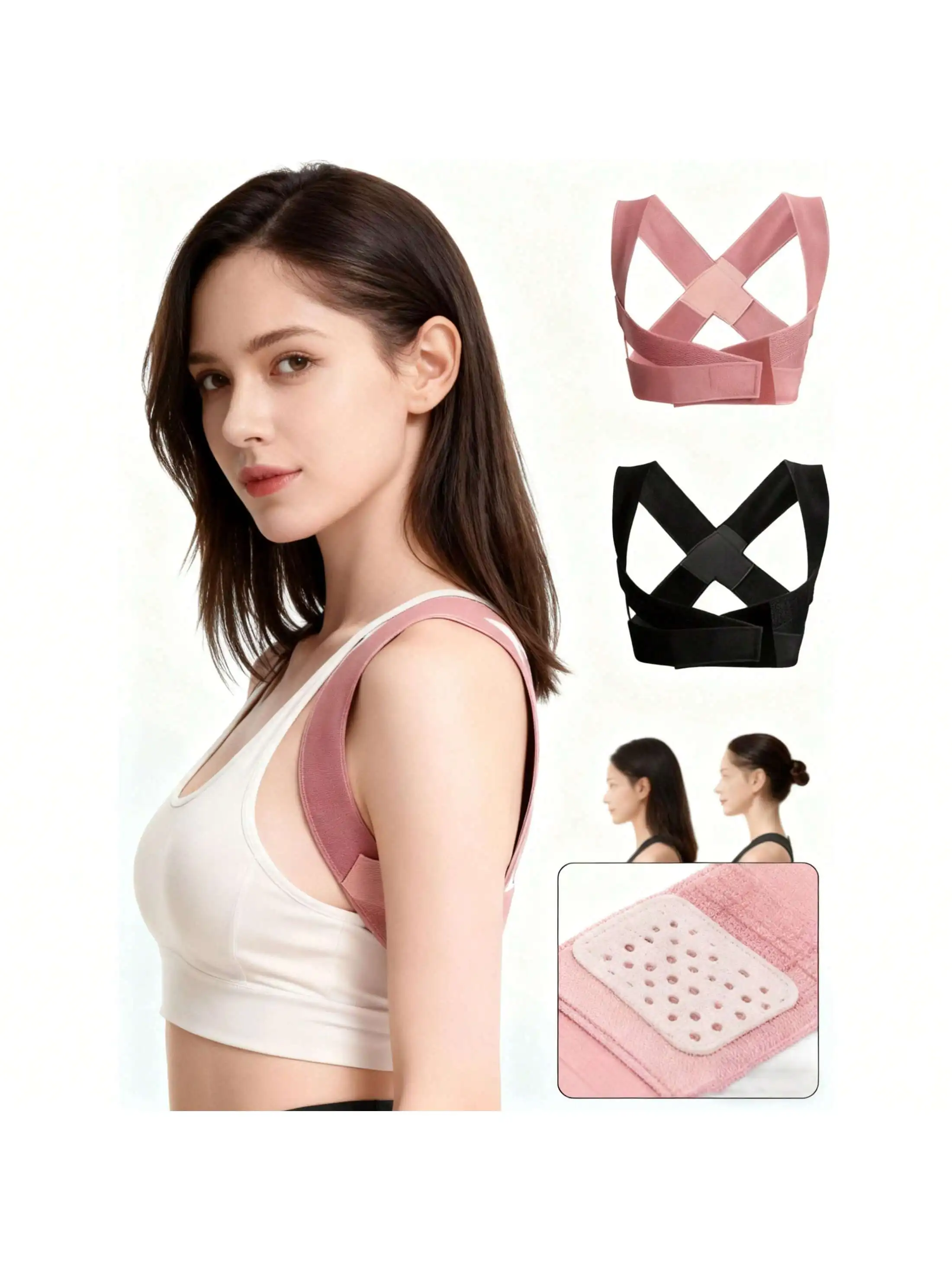 Posture Corrector For Men & Women, Adjustable Upper Back Support Clavicle And Provides Comfortable Neck