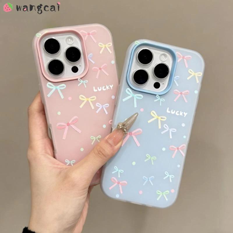 ins Style Bow Tie 2 in1 Phone Case For Samsung Galaxy A13 A12 A11 A10 A10s A07 A06 A05s A05 A04e A04s A03s A03 Core A02s Cover