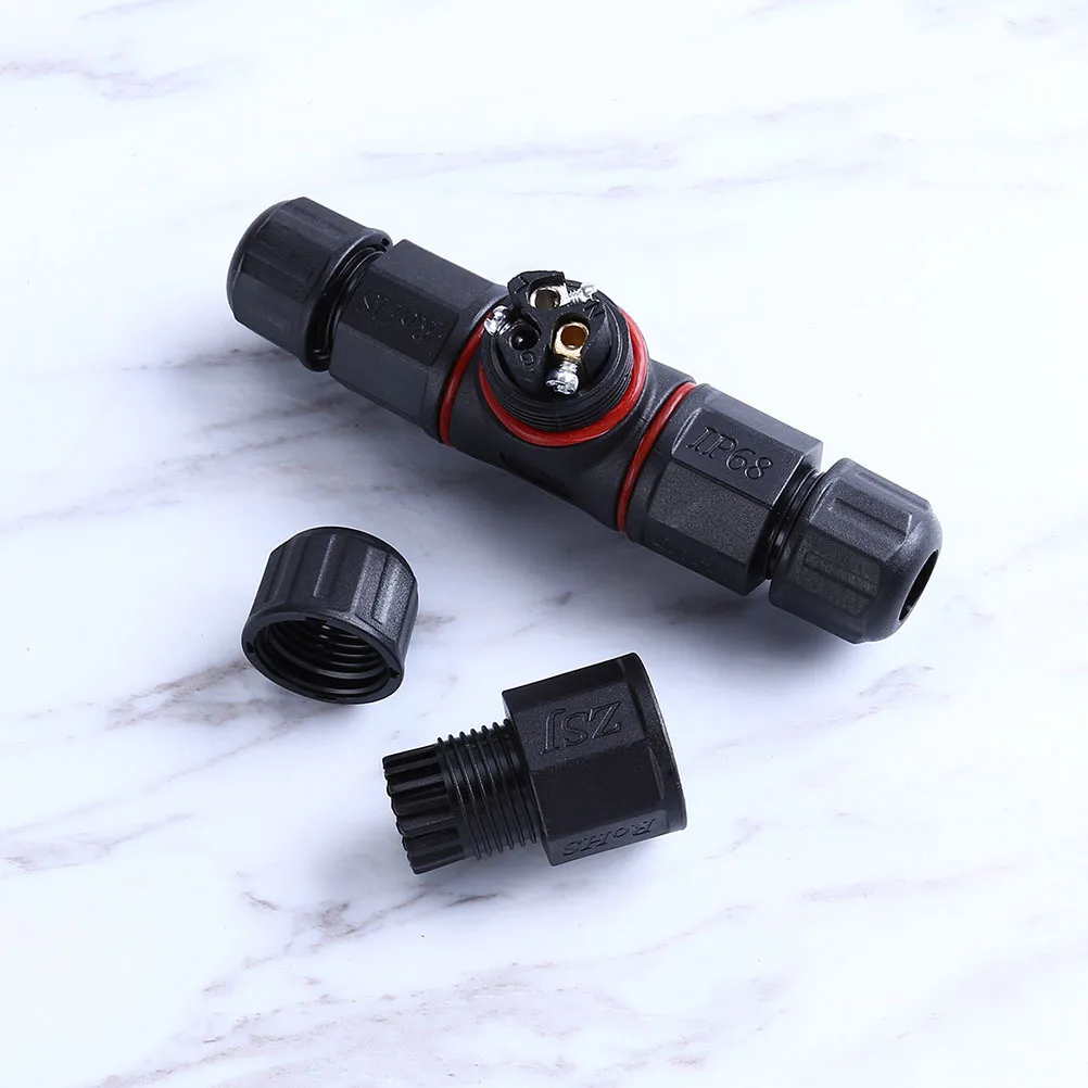 

1pcs Waterproof Connector 5 Pin Ip68 Led Light Wire Adapter For Outdoor Garden Lighting Landscape Tunnel Lights Cable