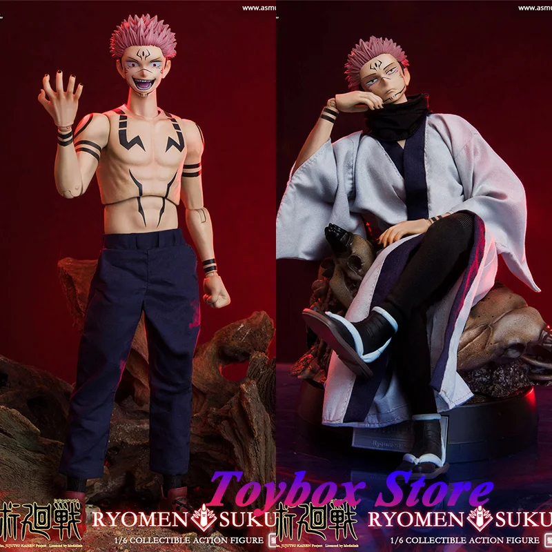 Asmus JJKS05 1/6 Movable Ryomen Sukuna Anime Cloth Figurine Jujutsu Kaisen Original Delicate 12