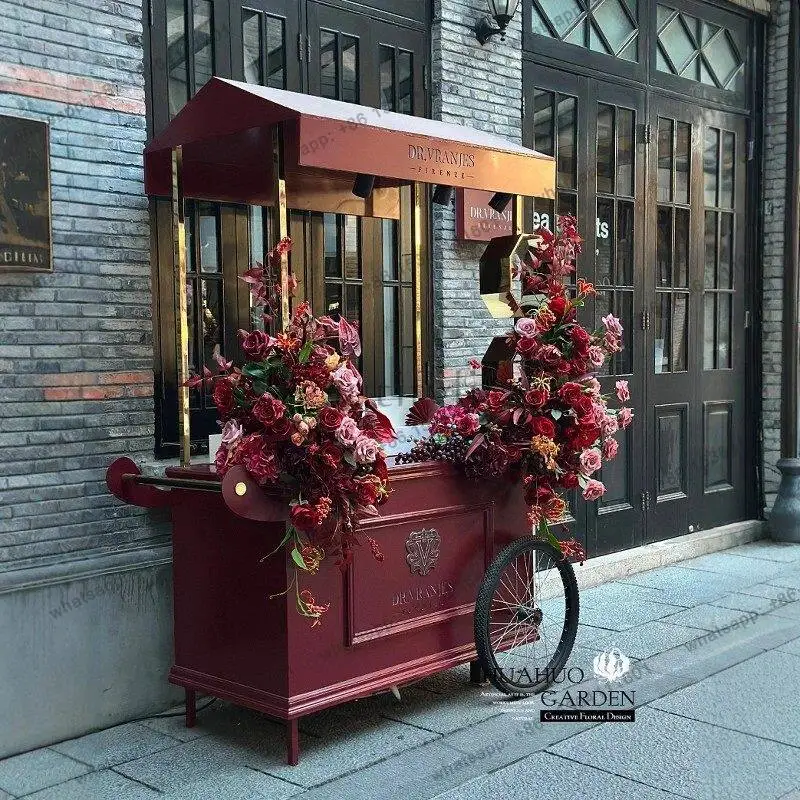 Iron float display shopping mall decoration sale market stall Chen Mei clock in special car