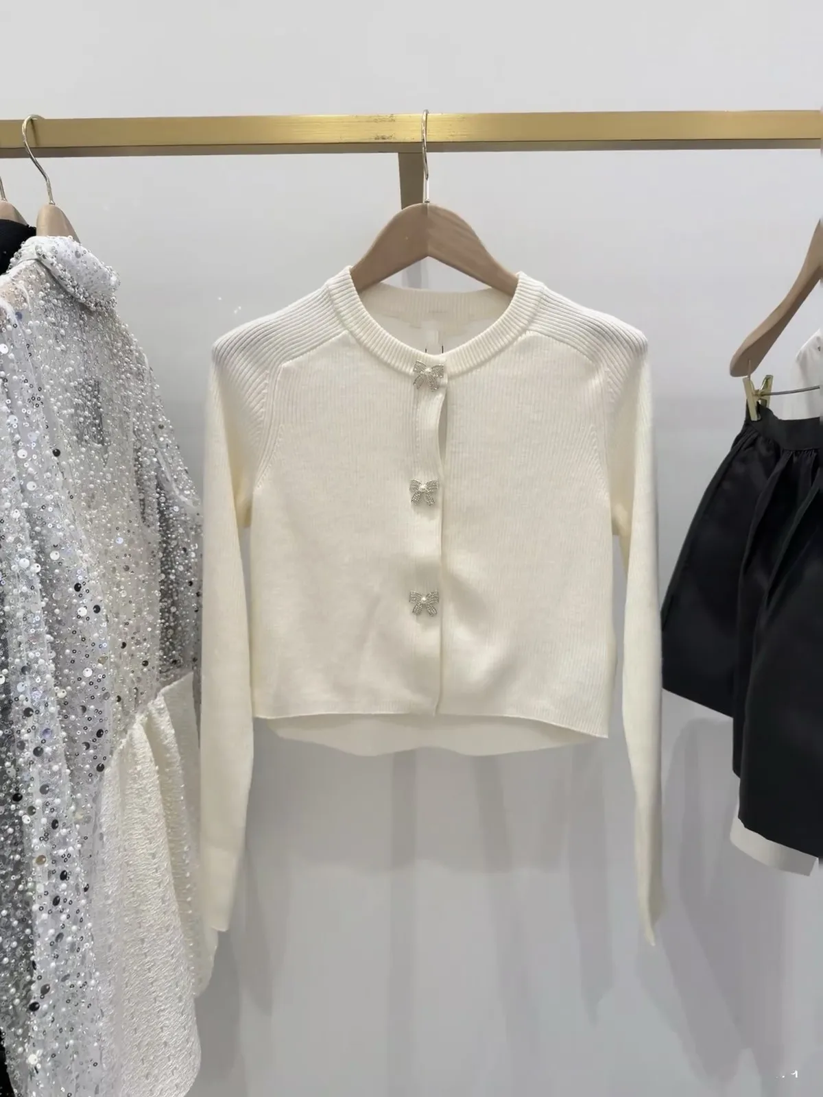 الراقية محبوك طويل Sve جولة Ne عقدة عارضة Faion المرأة سترة الأوروبية Sle Faionable تنوعا أعلى #1