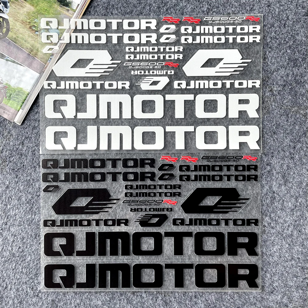 

QJMOTOR Series UV Printing Stickers Fit SRK600 QJ600GS 600RR QJ250 350 400 Motorbike Fairing Helmet Body Decals