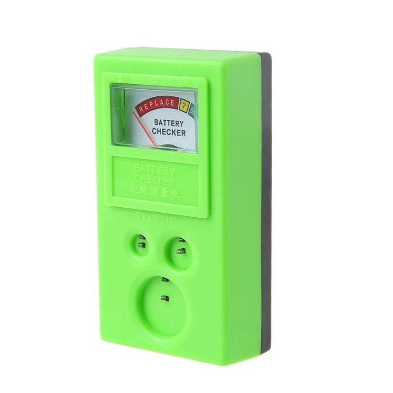 Electronic Measuring Device LR44 CR2032 CR2025 Watch Battery Checker Light Weight Button Cell Coin Battery Power Tester