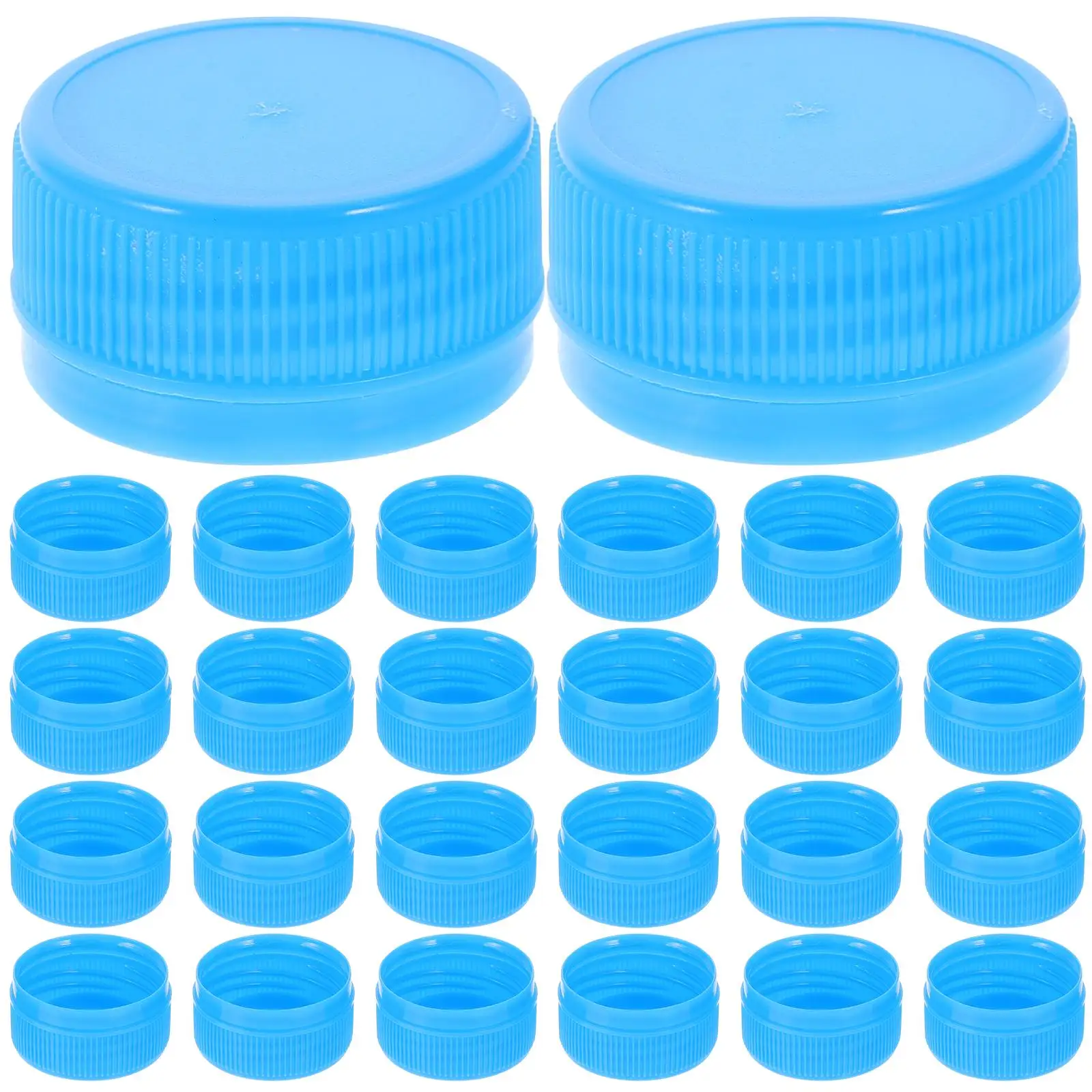 

100 Pcs Small Mouth Bottle Cap Child Water Jug Caps Pp Colorful Lids for Crafts