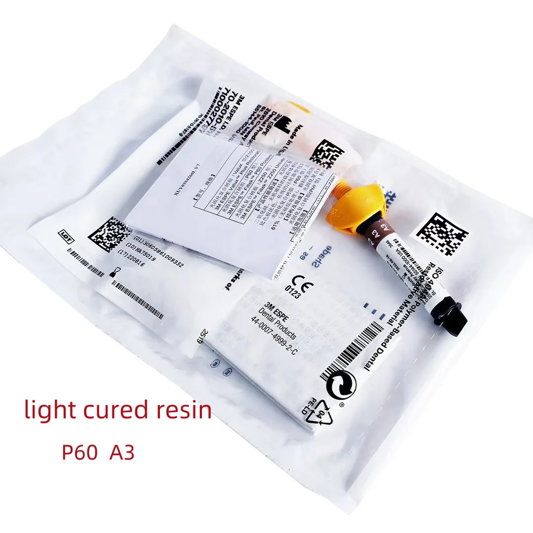 

1~10PCS Dental Composite Resin 3M P60A3 UV Curable Resin Posterior Tooth Specific Curable Restorative Dentist Products