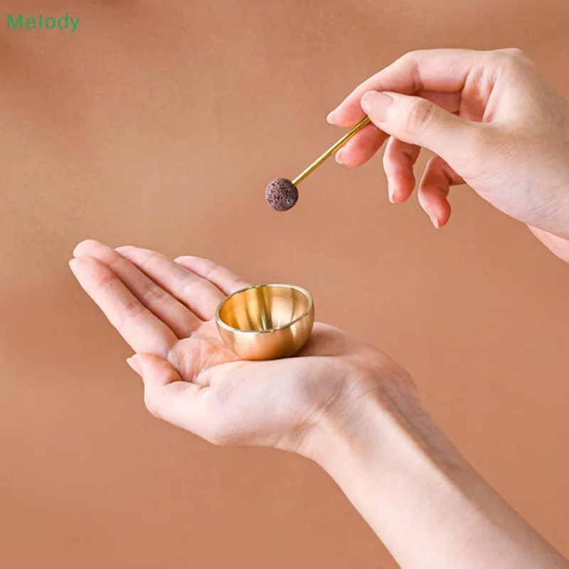 Mini Singing Bowl Portable Meditation Sound Bowl Essential Oil Diffuser For Yoga, Meditation, Healing, Heart Chakra,Relaxation