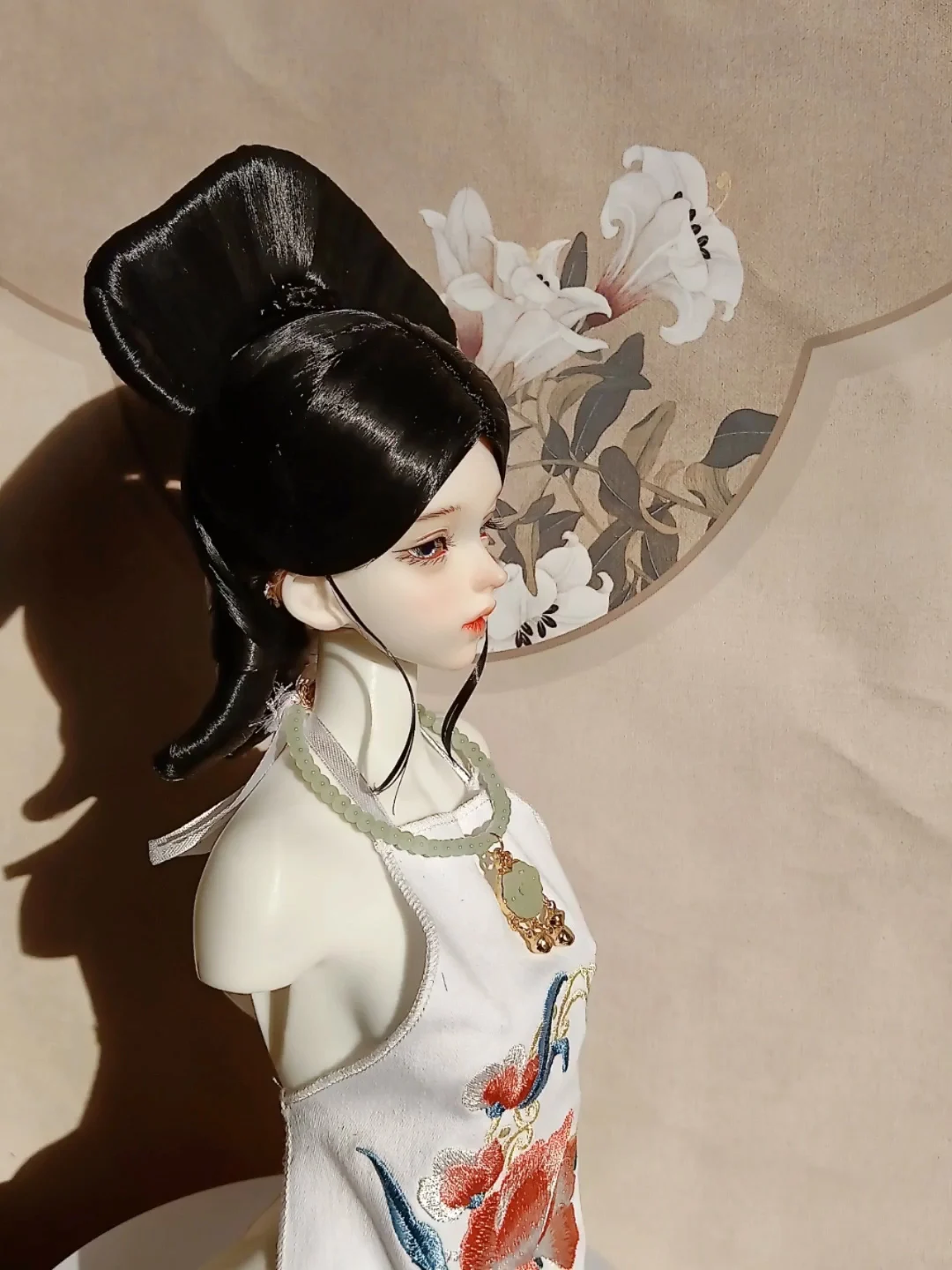 1/4 1/3เครื่องแต่งกายโบราณ BJD วิกผมนางฟ้า Hanfu จีนวิกผมย้อนยุคสำหรับ bjd/sd MSD SD13สาว ssdf อุปกรณ์ C2383ตุ๊กตา