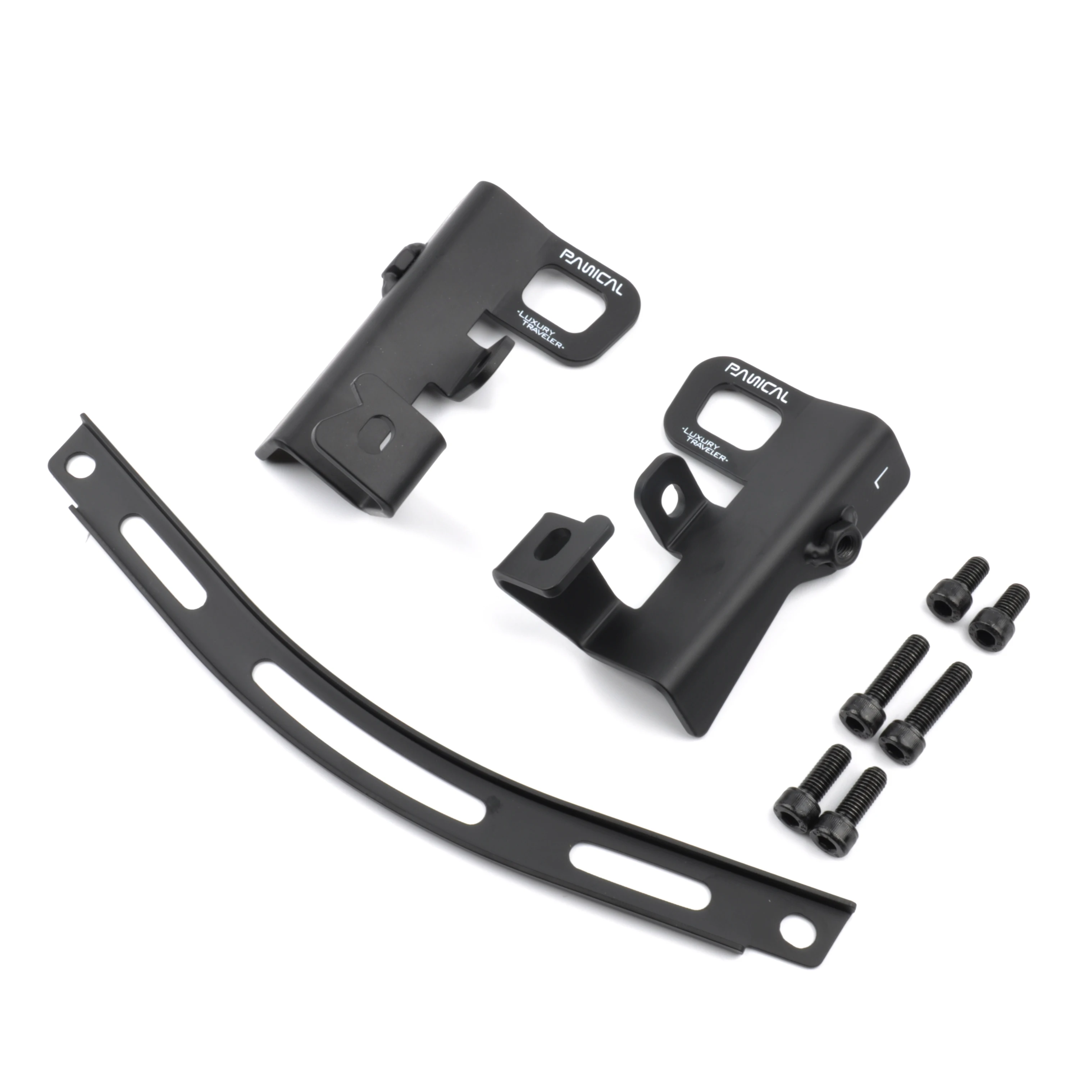 For Honda Goldwing GL1800 F6B Panical Motorcycle Front Trailer Hitch Tie Down Bracket Lashing Bracket Mount Kit Black 2018-2025