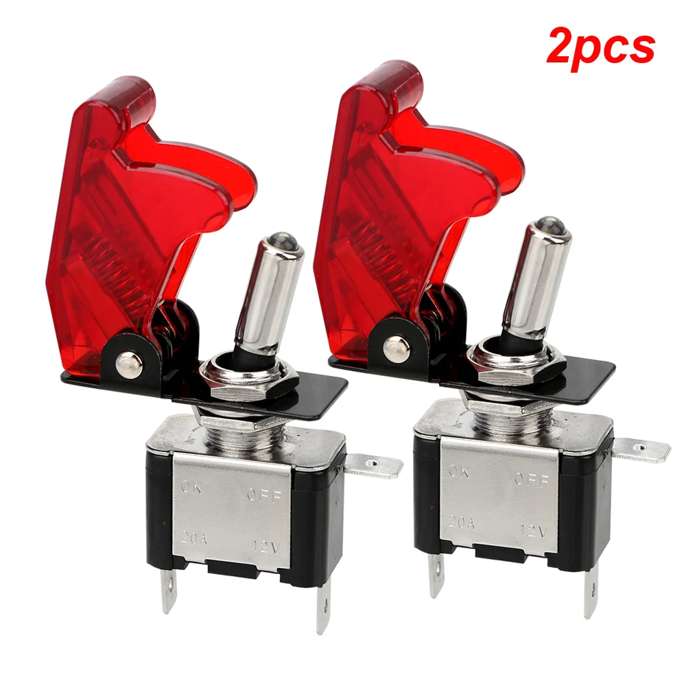 12V SPST Kippschalter LED-Licht für Zündungen Boost Marine Boot Rennwagen Schalter Licht Kippschalter LKW Anhänger Zubehör