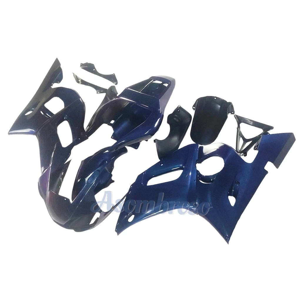 

Для Yamaha YZF-R6 1998 1999 2000 2001 2002 RJ03 YZF R6 обтекатель кузова мотоцикла пластиковые аксессуары Хамелеон фиолетовый синий корпус