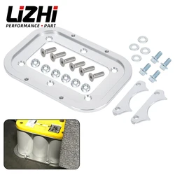 BilletΒ Aluminum Alloy Battery Relocation Tray Hold Down Mount Bracket For OptimaΒ Battery Top 34 34/78 D34 D34/78 34M
