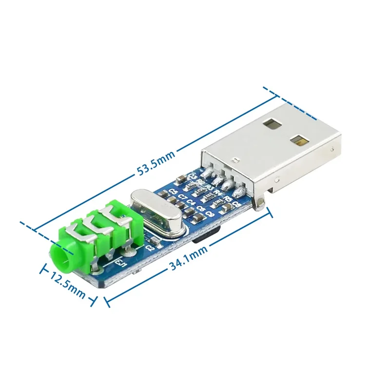 B86B-PCM2704 Scheda audio USB Modulo scheda decodificatore DAC di alimentazione USB per Arduino Pi 16 bit