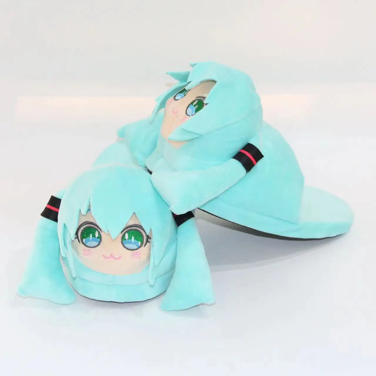 2023 Anime Pink Hatsune Miku Fufu peluche cuscino Kawaii peluche bambola vestito Miku Baby Doll bambini natale ragazza giocattolo