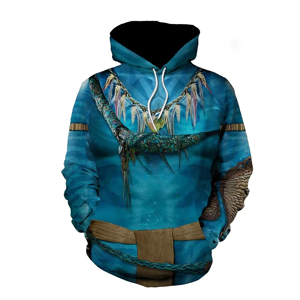 

Avatar Cosplay Hoodie 3D Printed Sports Wear Avatar Neytiri Costume Coat Hooded Polyester Thin Party Costume for Unisex Hip Hop