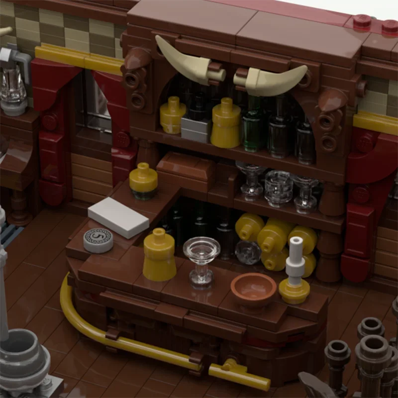 

Модель City Street View Moc Building Bricks Red Dead Redemption Модель Building Technology Модульные блоки Конструкторы Игрушки Подарки