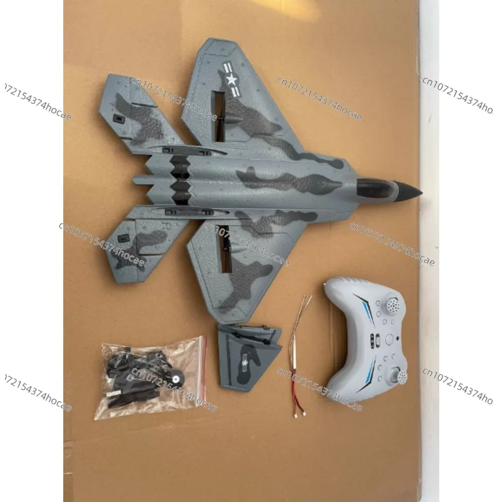 4CH Brushless Fixed Wing RC Fighter F22 Raptor Aerobatic Competition Remote Control Plane Model