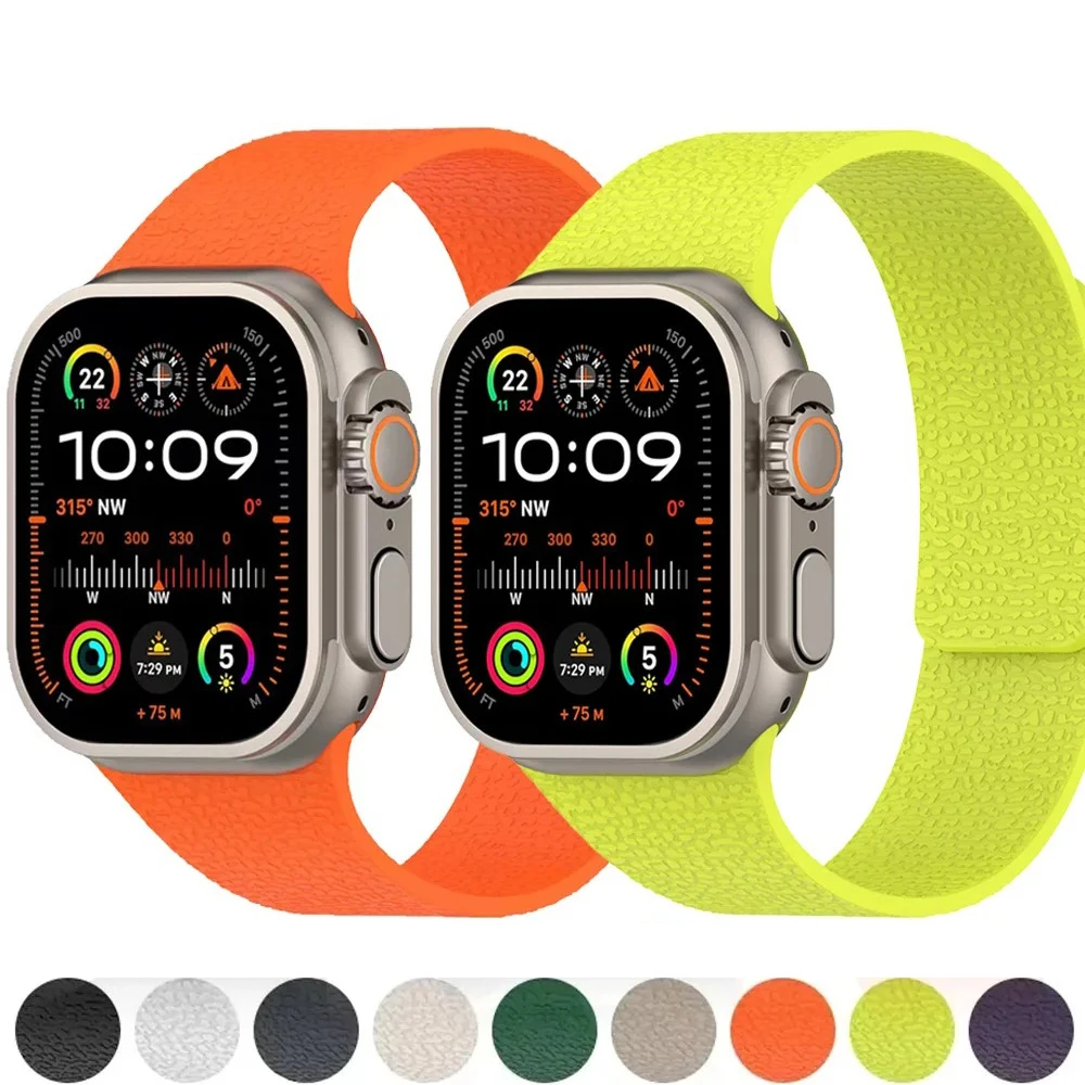 Silikonarmband für Apple Watch Ultra 3 Band 49 mm 40 mm 41 mm 42 mm 44 mm 45 mm 46 mm Magnetarmband für iWatch 11 10 SE 9 8 7 6 5 4