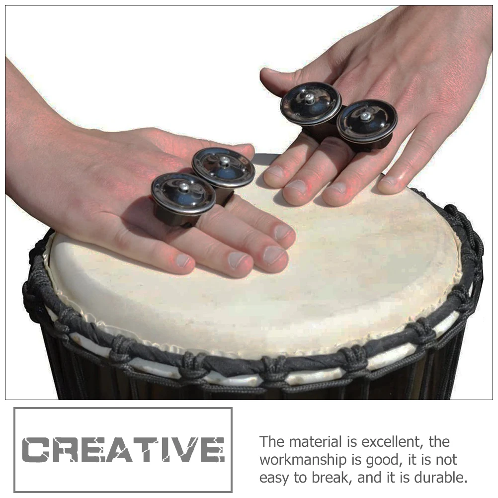 

Finger Bell Music Instrument Percussion Music Toys Kids Aluminum Educational Shaker Musical Instruments Plaything